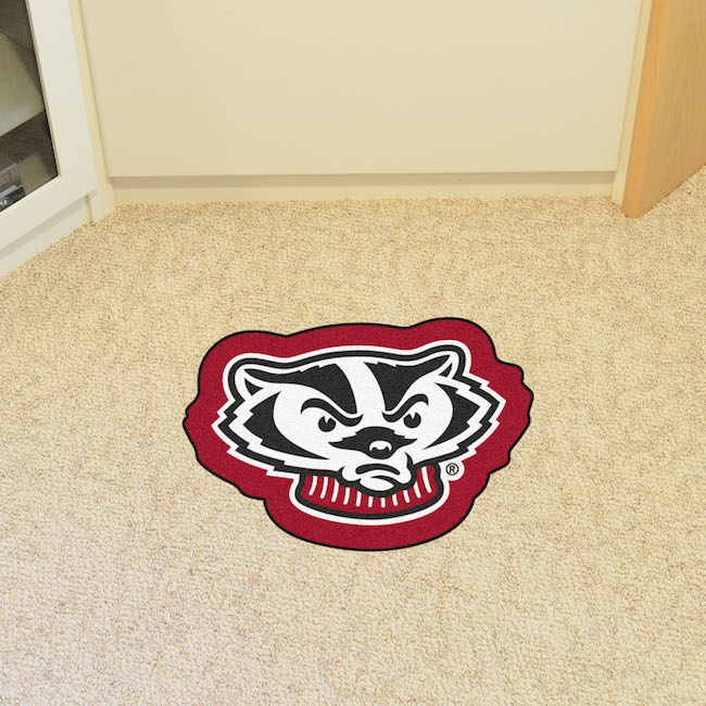 Wisconsin Badgers MASCOT 36 x 48 Floor Mat