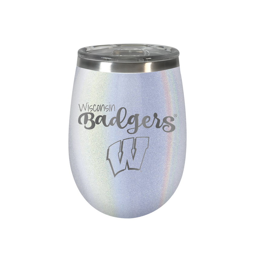 Wisconsin Badgers 10 oz OPAL Wine Tumbler