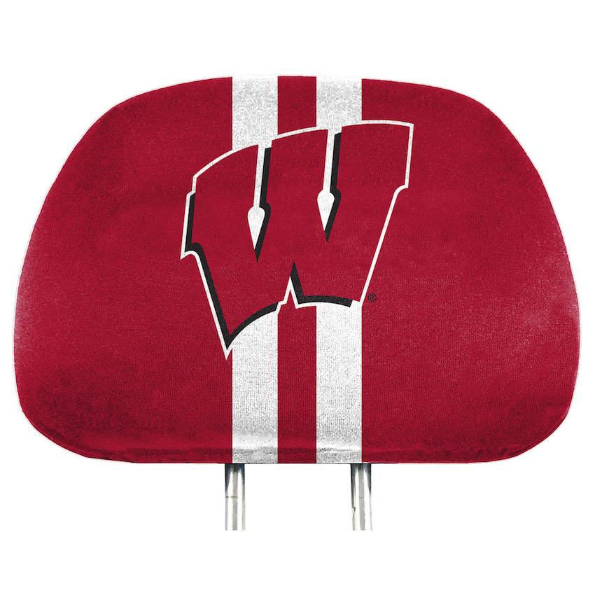 Wisconsin Badgers Printed Head Rest Covers