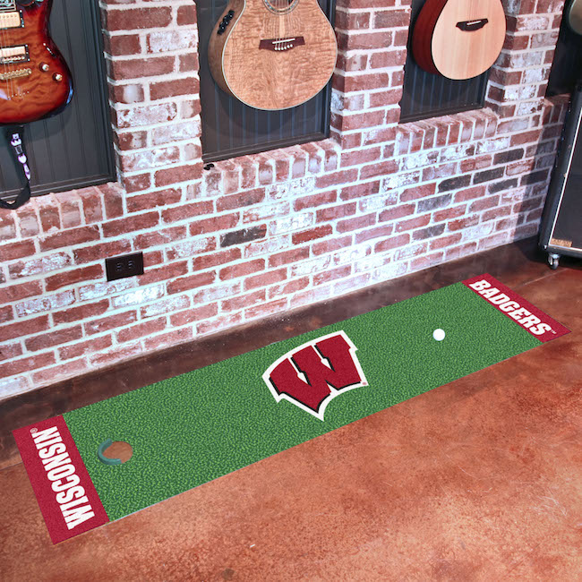 Wisconsin Badgers Putting Green Mat 18 x 72