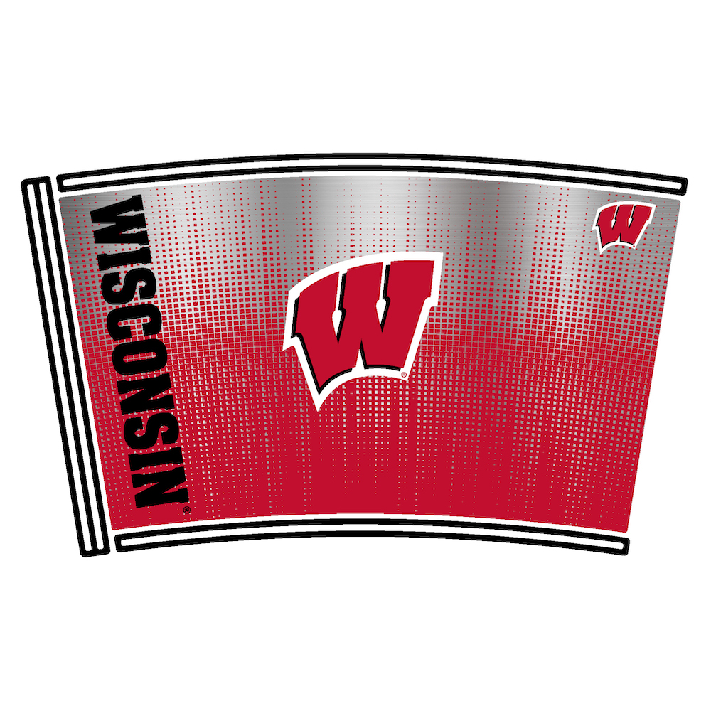 Wisconsin Badgers 18 oz ROADIE Travel Tumbler