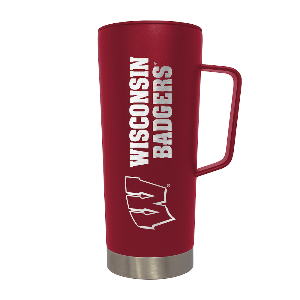 Wisconsin Badgers 18 oz ROADIE Tumbler With Handle