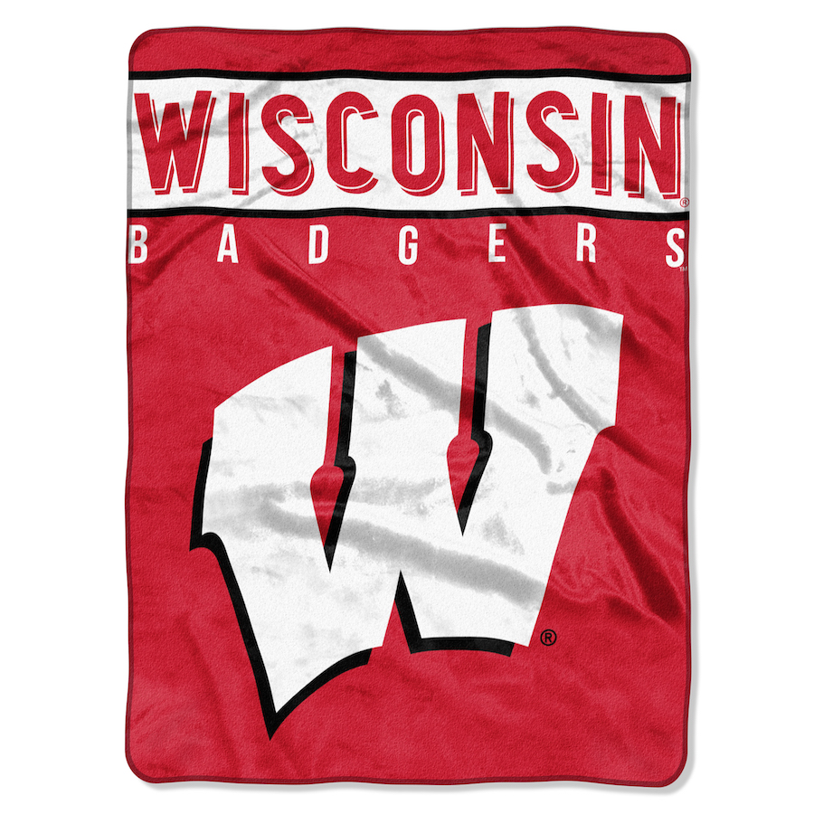 Wisconsin Badgers Silk Touch Throw Blanket 60 x 80