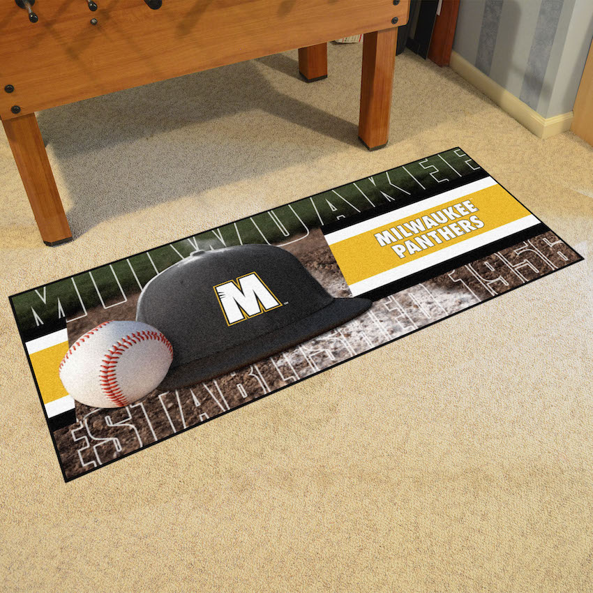 Wisconsin Milwaukee Panthers 30 x 72 Baseball Carpet Runner