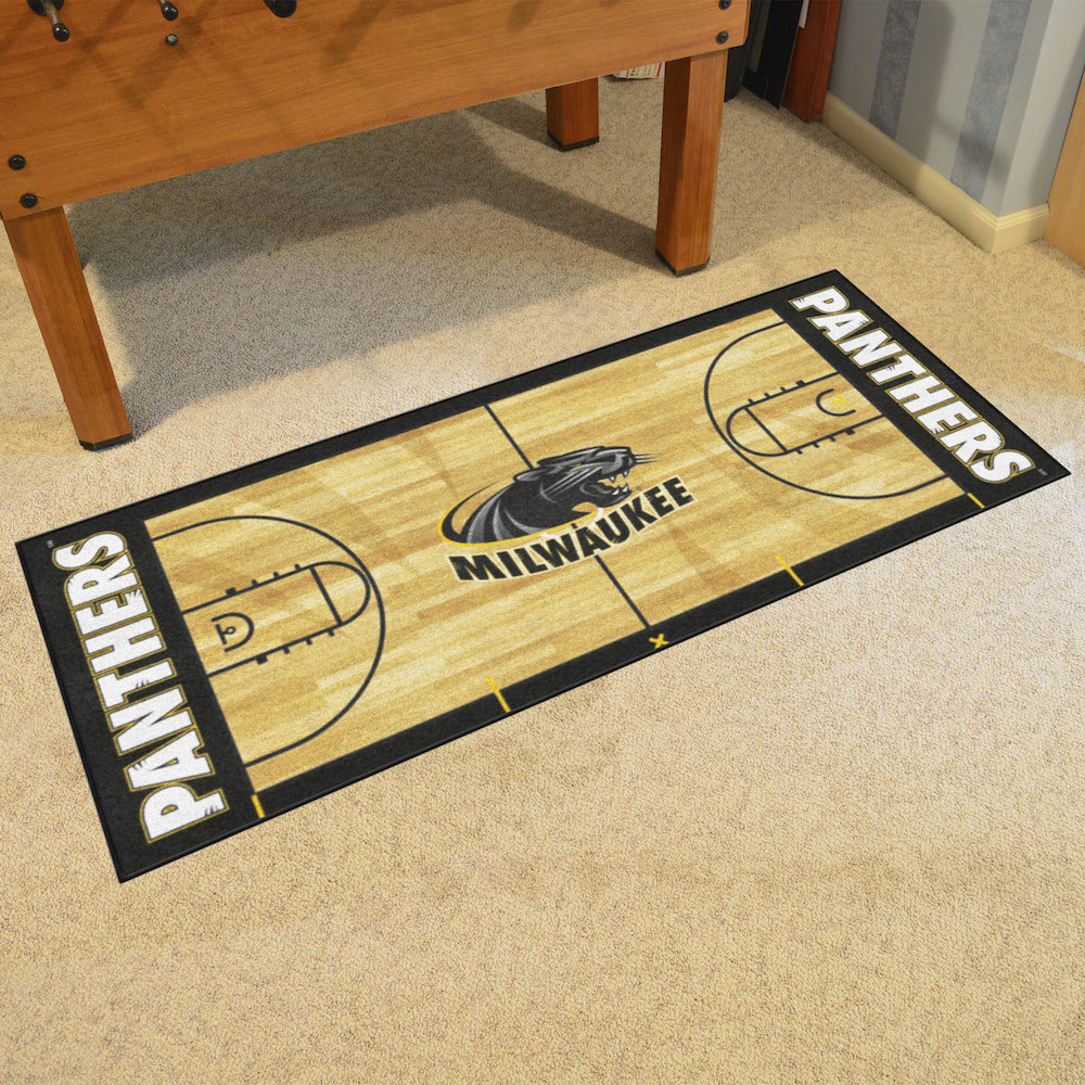 Wisconsin Milwaukee Panthers 30 x 72 Basketball Court Carpet Runner