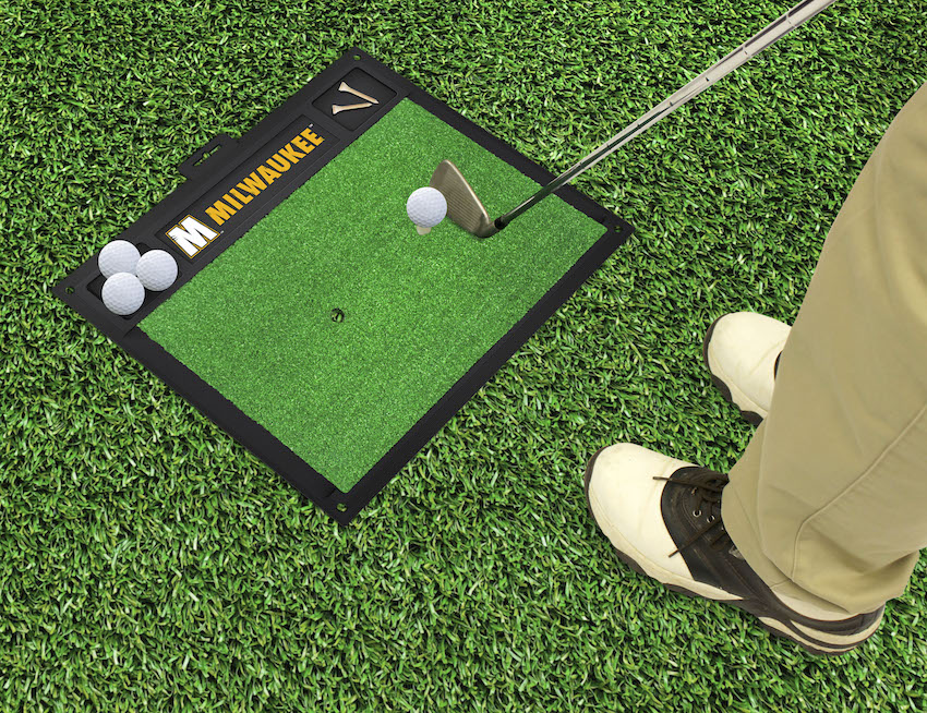 Wisconsin Milwaukee Panthers Golf Hitting Mat