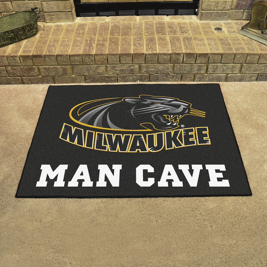 Wisconsin Milwaukee Panthers MAN CAVE 20 x 30 STARTER Floor Mat