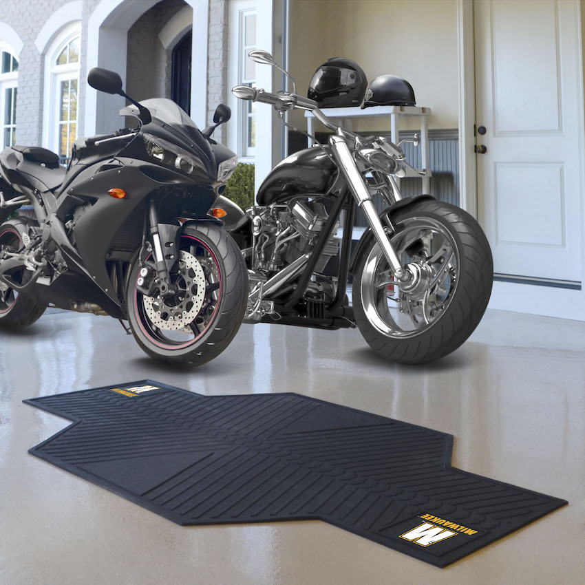 Wisconsin Milwaukee Panthers Motorcycle Mat