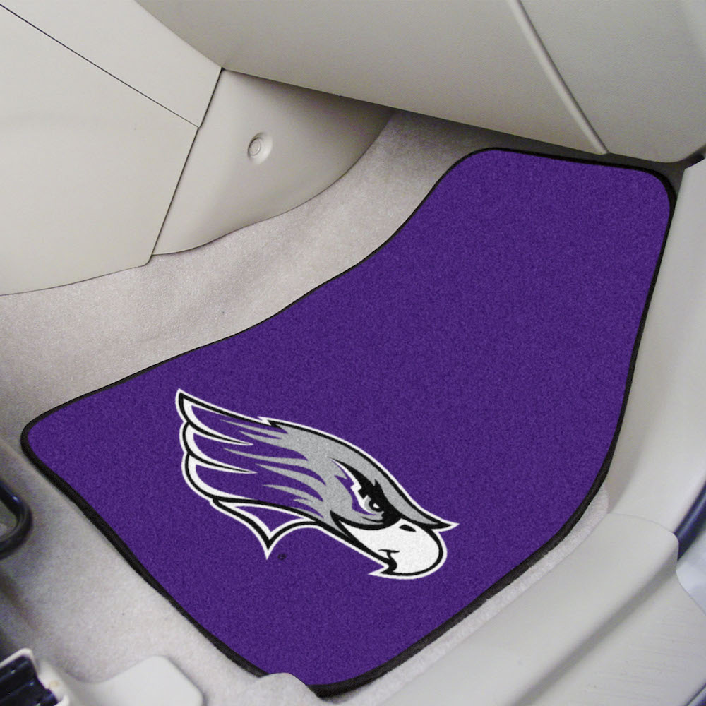 Wisconsin-Whitewater Warhawks Car Floor Mats 18 x 27 Carpeted-Pair