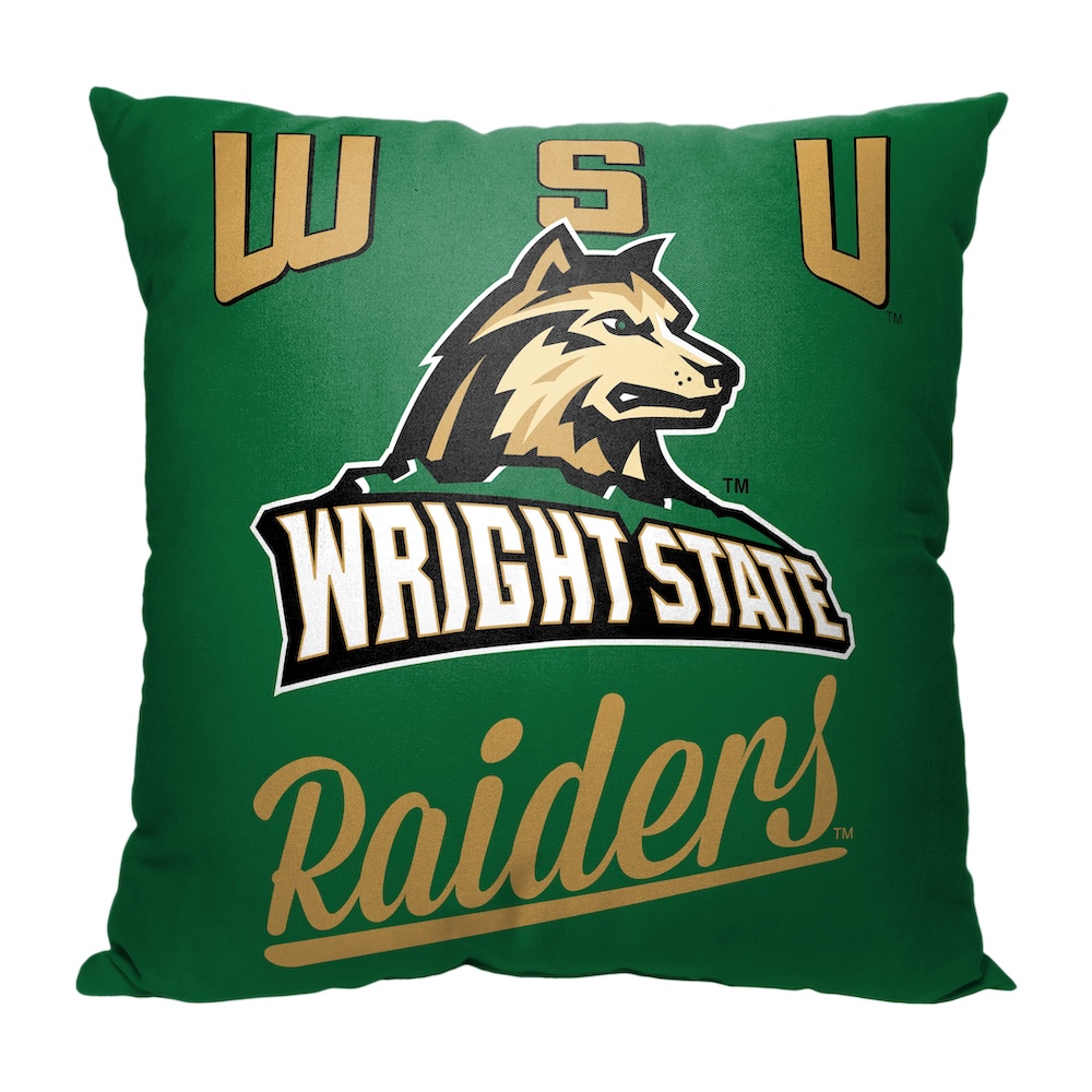 Wright State Raiders ALUMNI Decorative Throw Pillow 18 x 18 inch