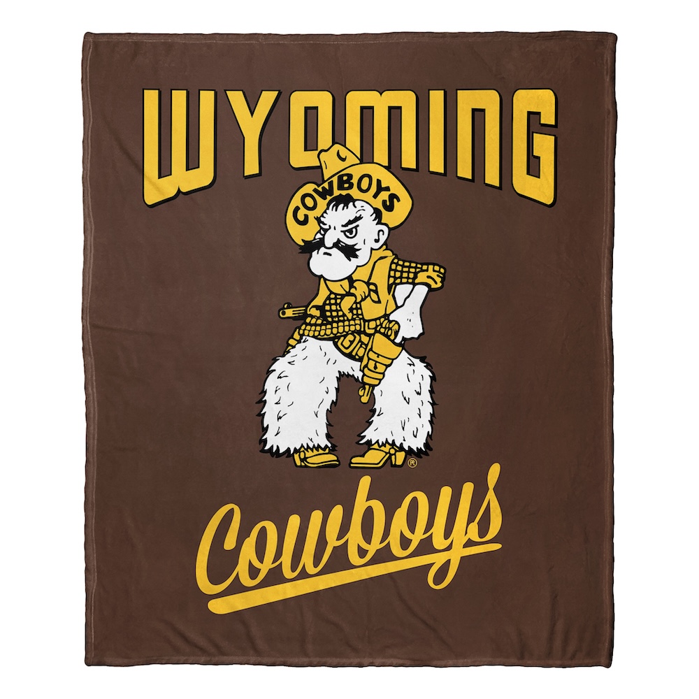 Wyoming Cowboys ALUMNI Silk Touch Throw Blanket 50 x 60 inch