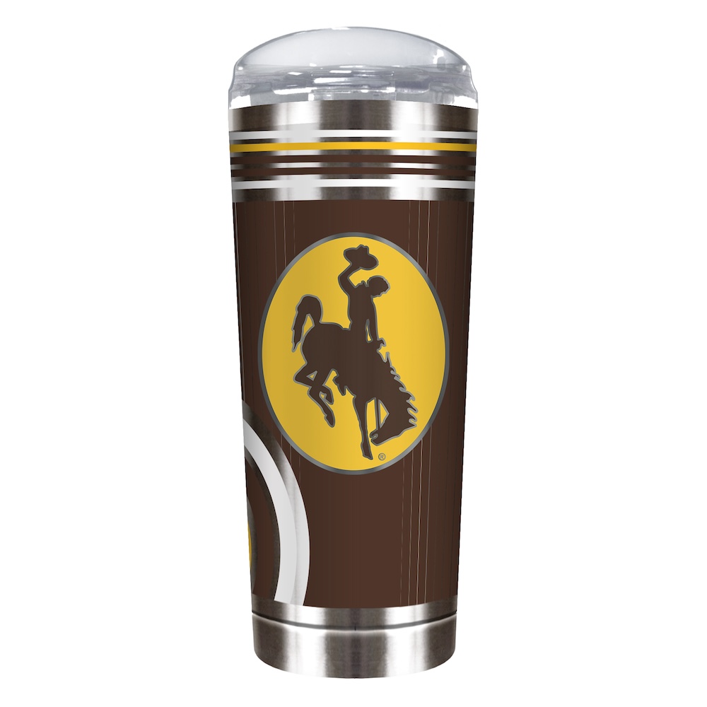 Wyoming Cowboys COOL VIBES 18 oz Roadie Travel Tumbler