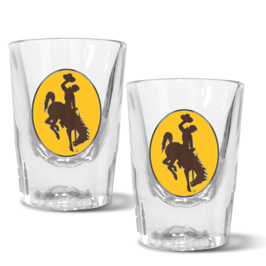 Wyoming Cowboys 2pc Prism Shot Set