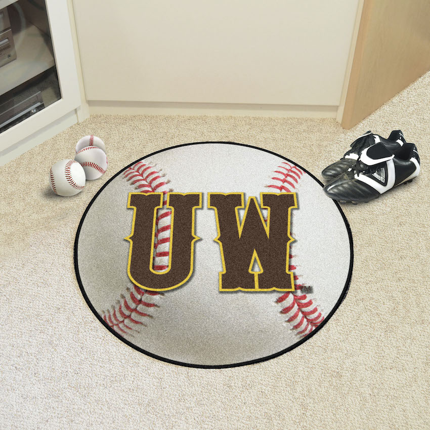 Wyoming Cowboys BASEBALL Mat