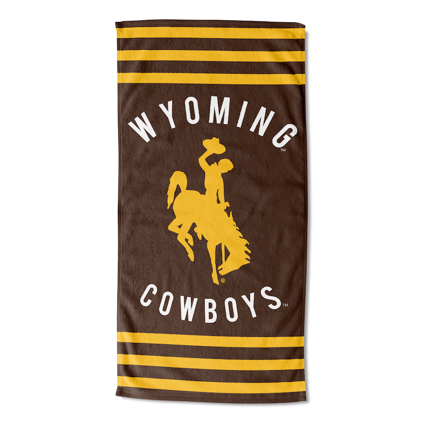 Wyoming Cowboys Beach Towel