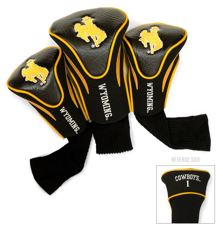 Wyoming Cowboys 3 Pack Contour Headcovers