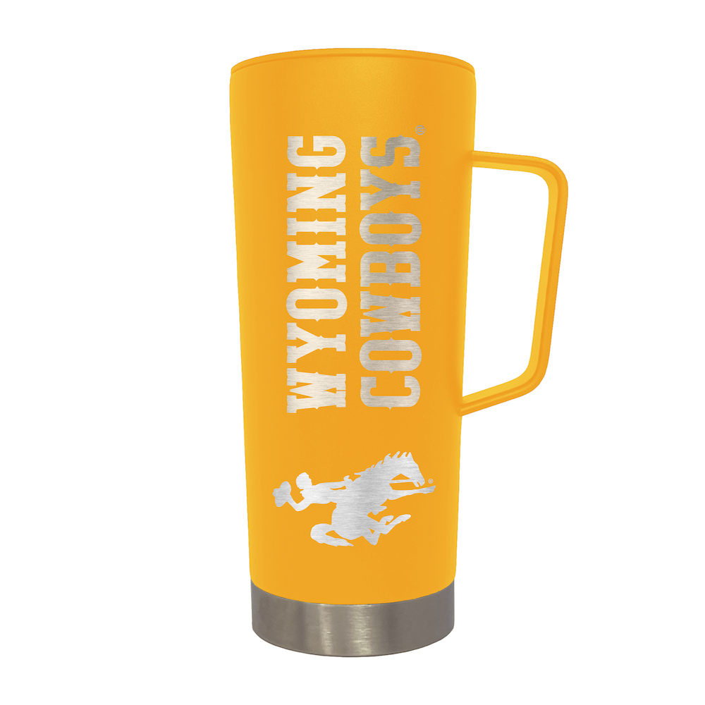 Wyoming Cowboys 18 oz ROADIE Tumbler With Handle