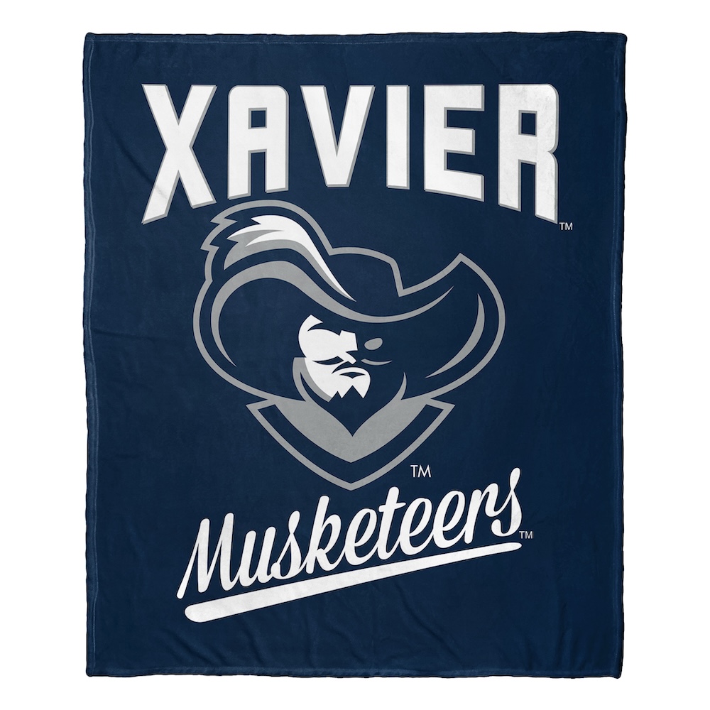 Xavier Musketeers ALUMNI Silk Touch Throw Blanket 50 x 60 inch