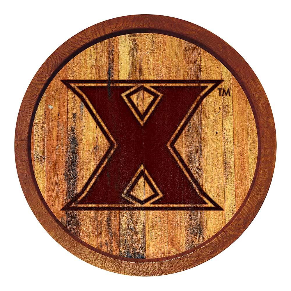 Xavier Musketeers Branded FAUX Barrel Top Sign