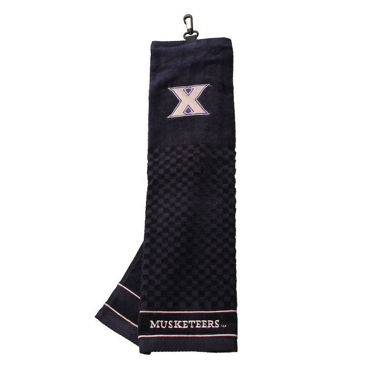 Xavier Musketeers Embroidered Golf Towel