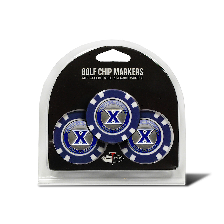 Xavier Musketeers 3 Pack Golf Chips