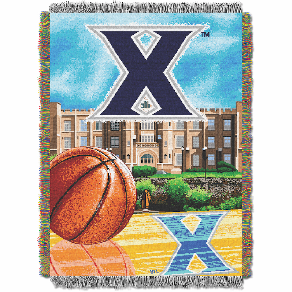 Xavier Musketeers Home Field Advantage Series Tapestry Blanket 48 x 60