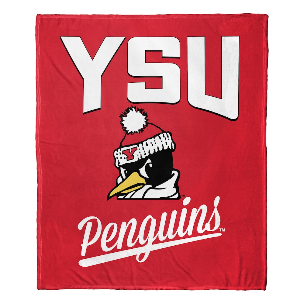 Youngstown State Penguins ALUMNI Silk Touch Throw Blanket 50 x 60 inch