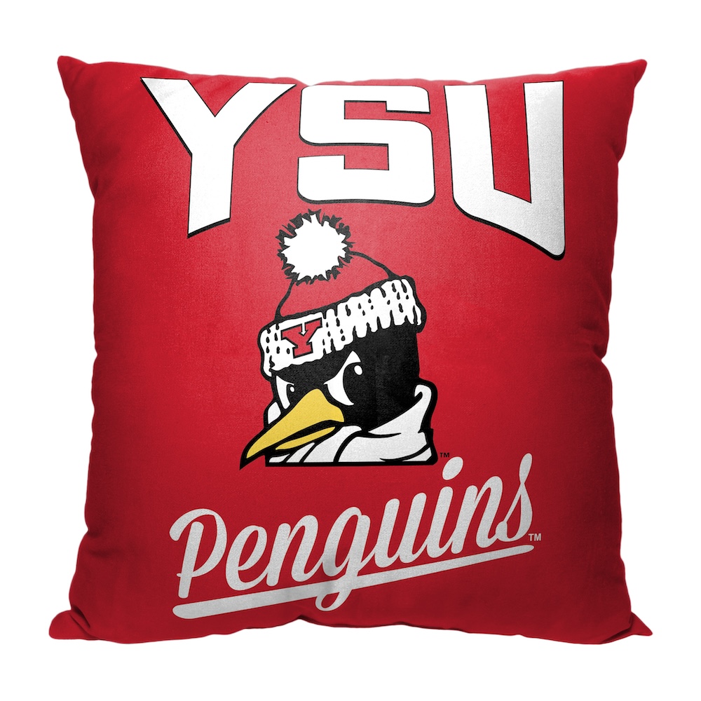 Youngstown State Penguins ALUMNI Decorative Throw Pillow 18 x 18 inch