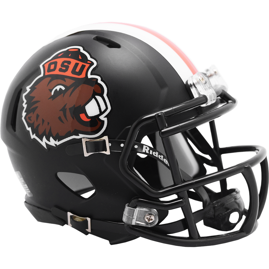 Oregon State Beavers NCAA Mini SPEED Helmet by Riddell - THROWBACK