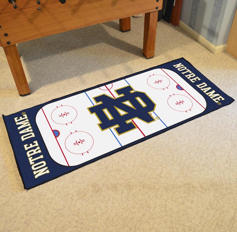 Notre Dame Fighting Irish ND 30 x 72 Hockey Rink Carpet Runner