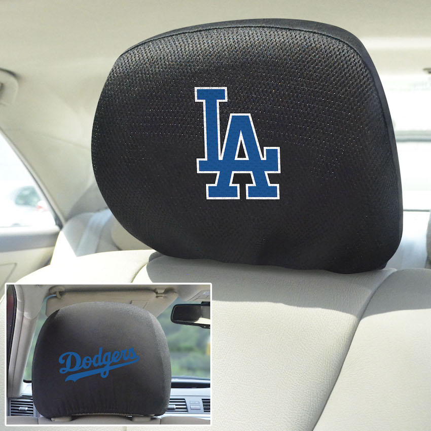Los Angeles Dodgers Head Rest Covers