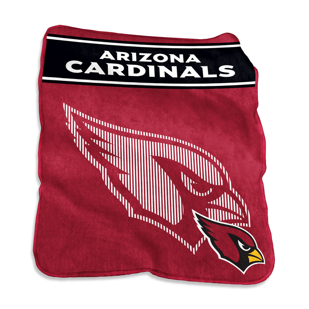Arizona Cardinals LARGE Logo Raschel Blanket