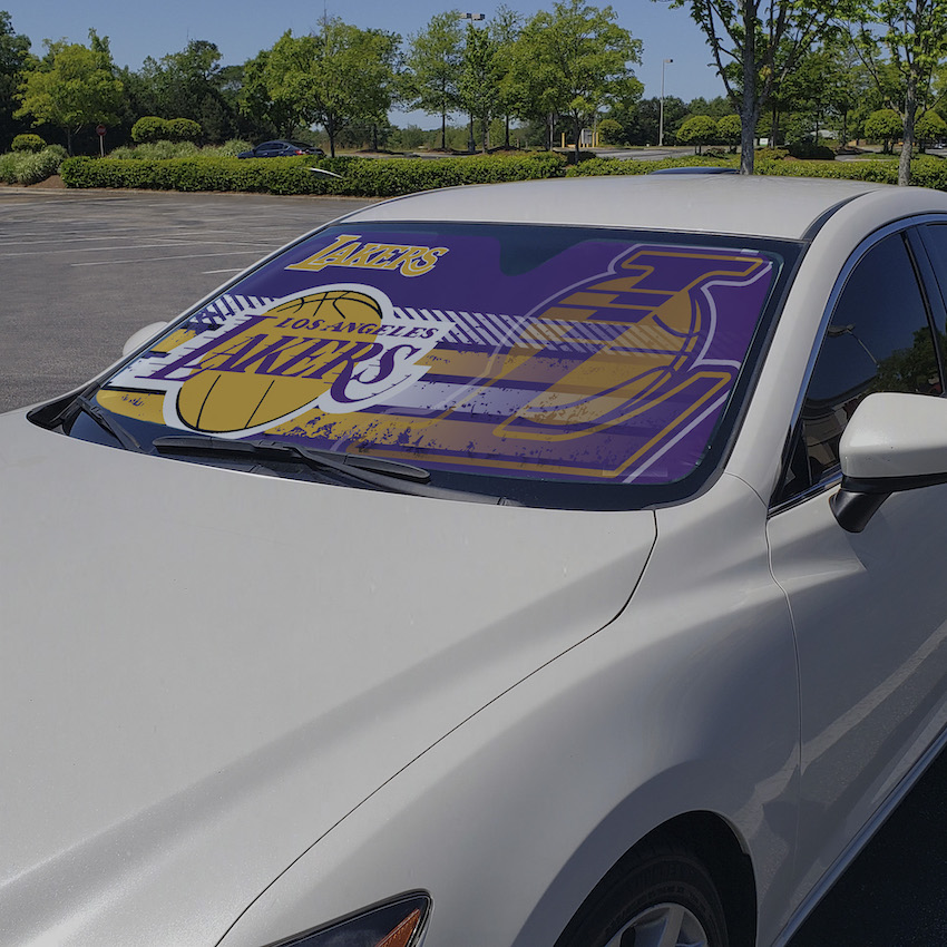 Los Angeles Lakers AutoShade Folding Windshield Cover