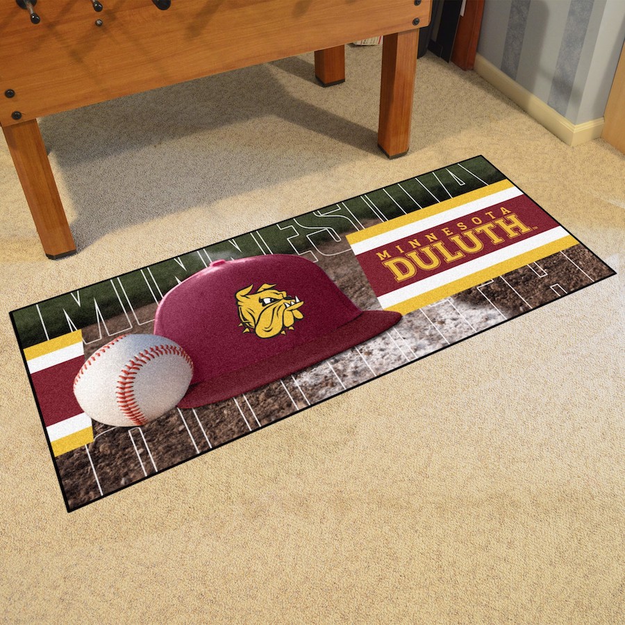 Minnesota Duluth Bulldogs 30 x 72 Baseball Carpet Runner