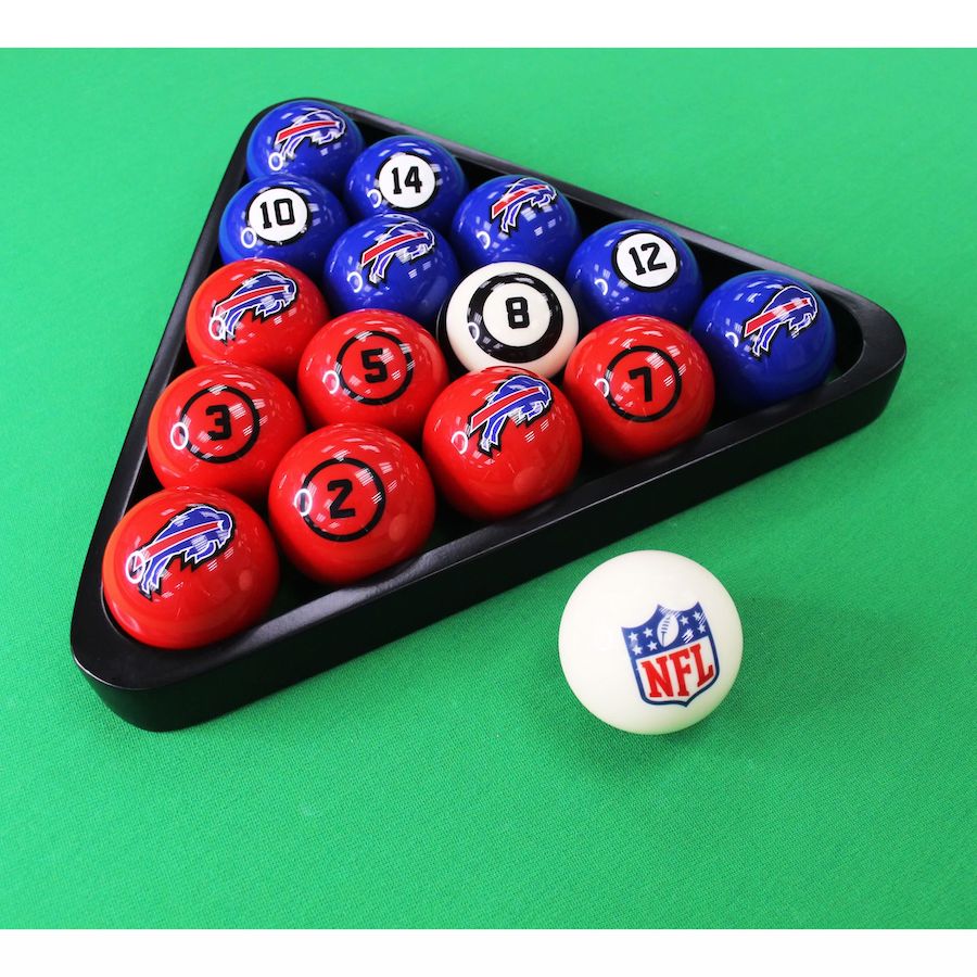 Buffalo Bills Billiard Ball Set with Numbers