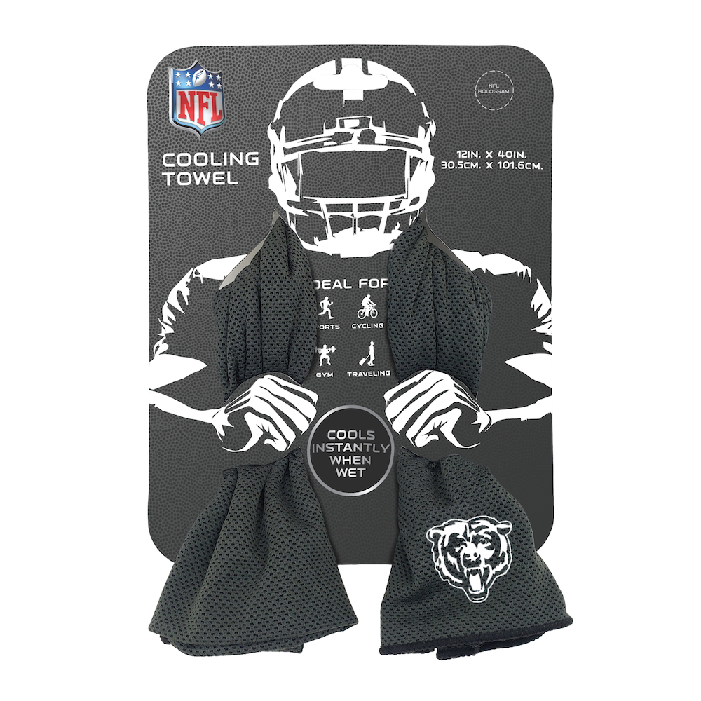 Chicago Bears Cooling Towel 12x40