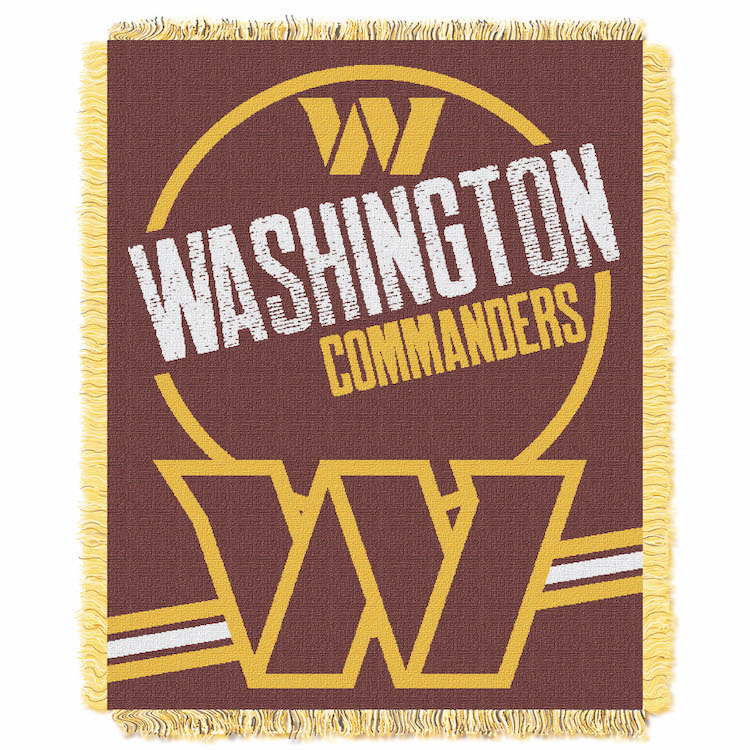 Washington Commanders Double Play Tapestry Blanket 48 x 60