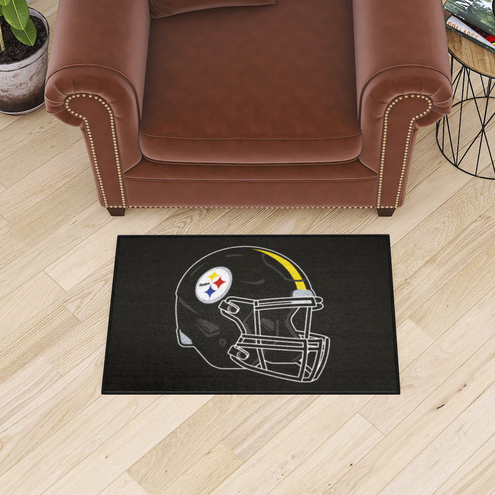 Pittsburgh Steelers 20 x 30 STARTER Floor Mat - Helmet Logo