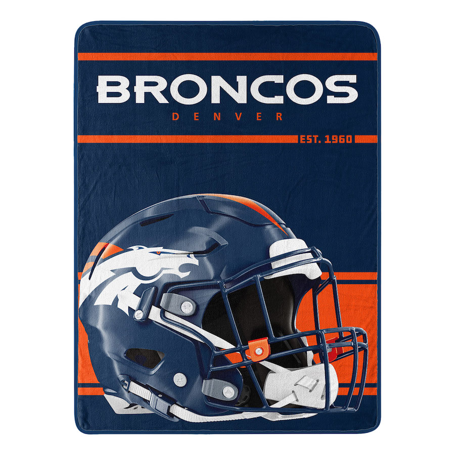 Denver Broncos Micro 50 x 60 Team Blanket - Buy at KHC Sports