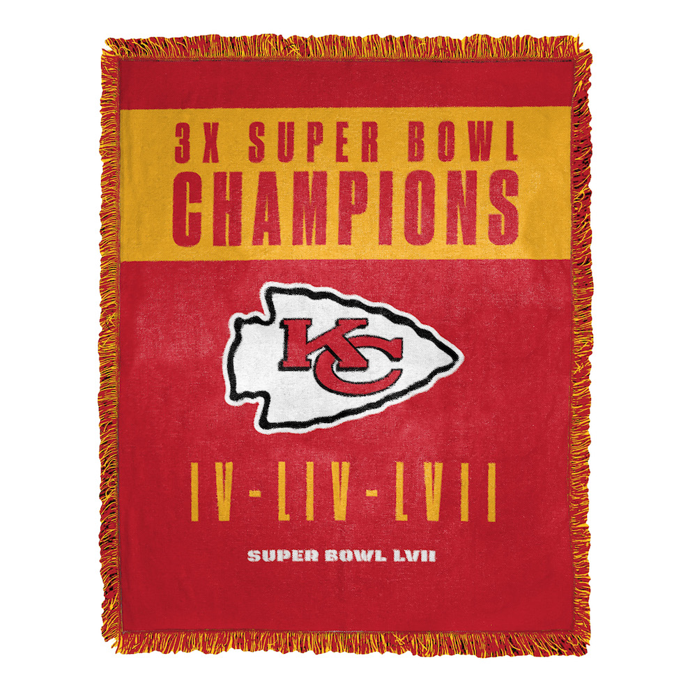 WinCraft Kansas City Chiefs Super Bowl LVII Champions 15'' x 18'' Spectra  Rally Towel