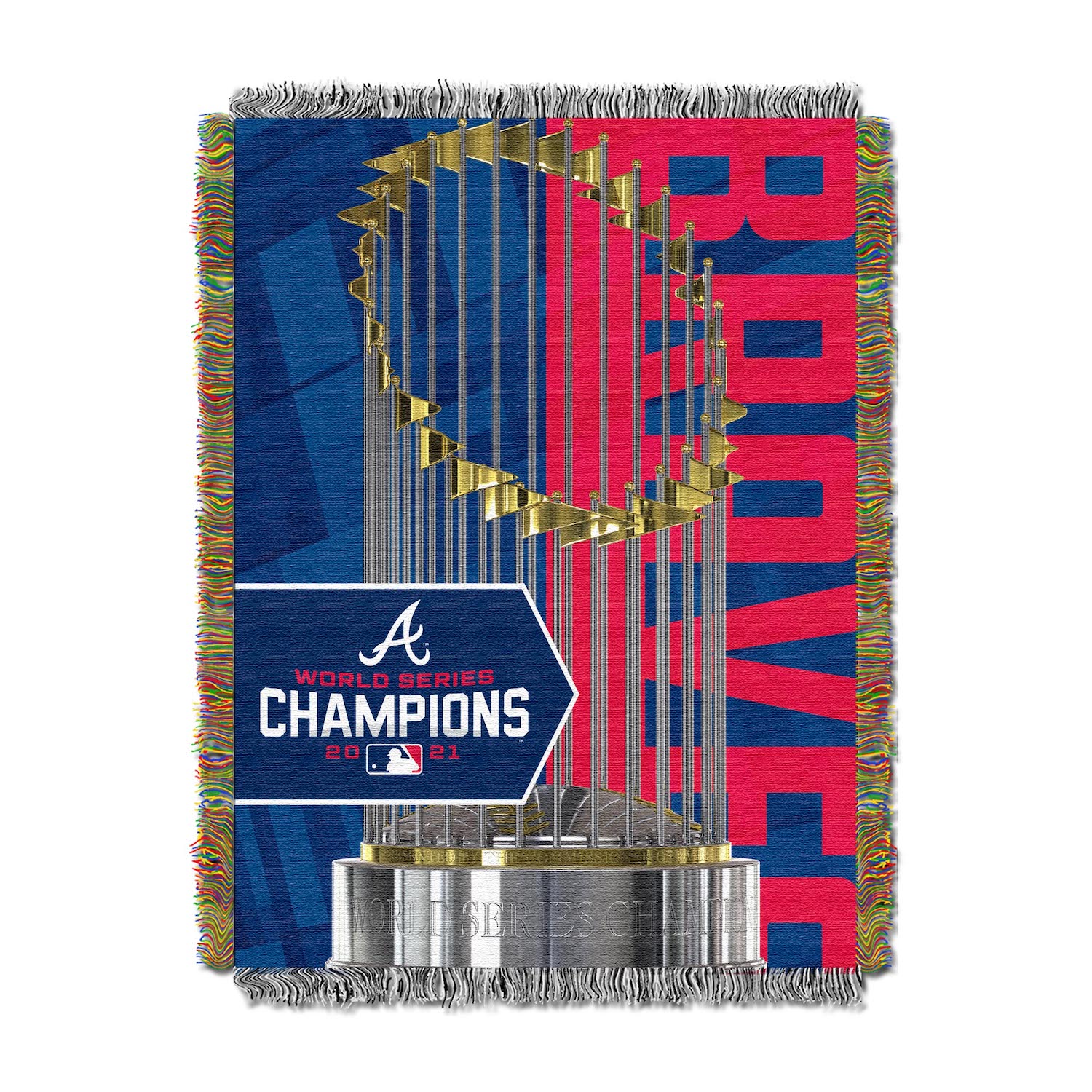 MLB Atlanta Braves World Series Champions 2021 Blanket