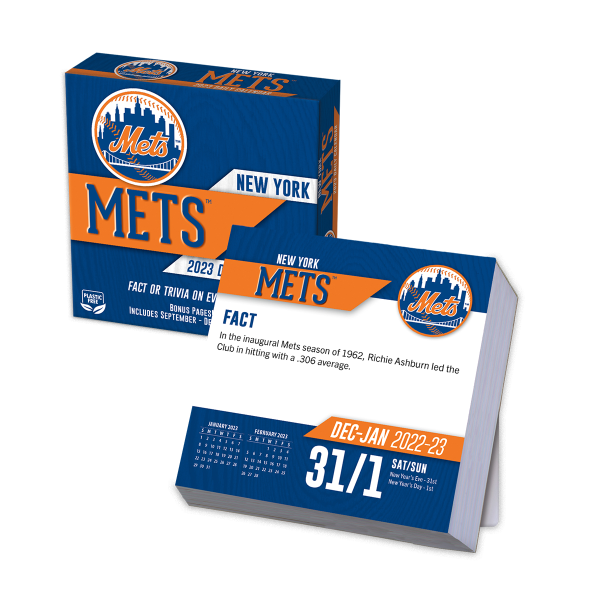 New York Mets 2023 MLB Page-A-Day Box Calendar - Buy at KHC Sports