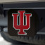 Indiana Hoosiers Black and Color Trailer Hitch Cov...
