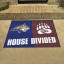 NCAA House Divided Rivalry Rug Montana State Bobca...