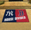 MLB House Divided Rivalry Rug New York Yankees - B...