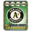 Oakland A's Commemorative World Series Tapestry Th...