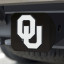 Oklahoma Sooners BLACK Trailer Hitch Cover