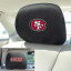 San Francisco 49ers Head Rest Covers
