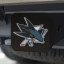 San Jose Sharks Black and Color Trailer Hitch Cove...