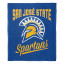 San Jose State Spartans ALUMNI Silk Touch Throw Bl...